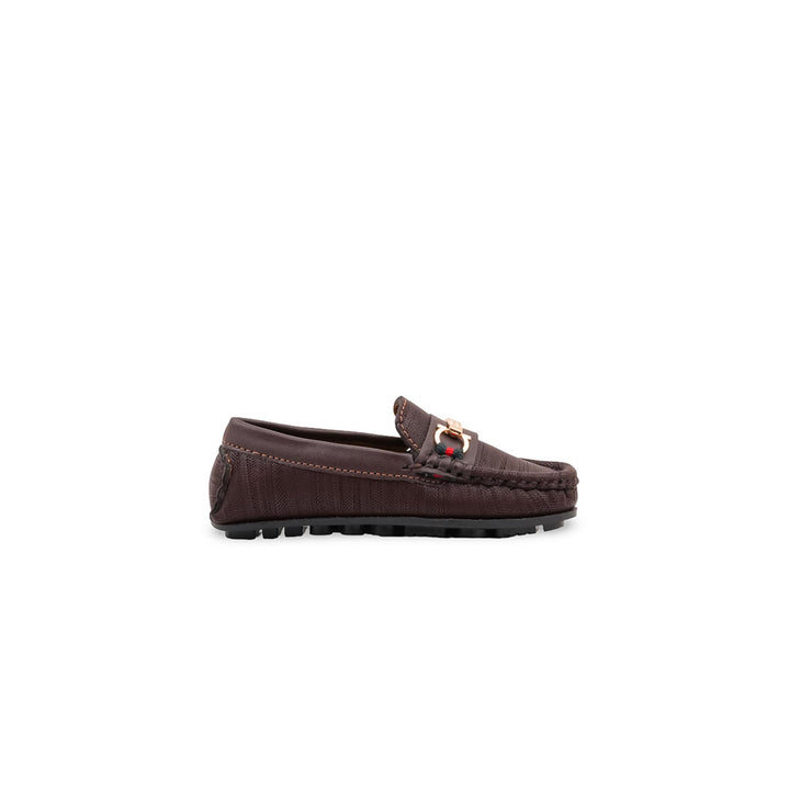 Boys Coffee Formal Moccasin KD8453