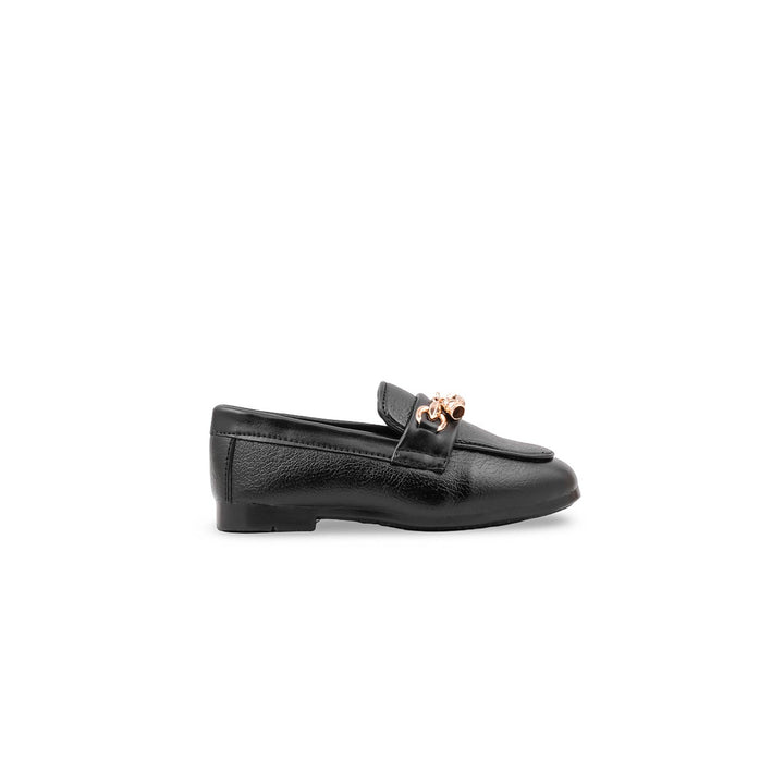 Boys Black Formal Shoes KD8454