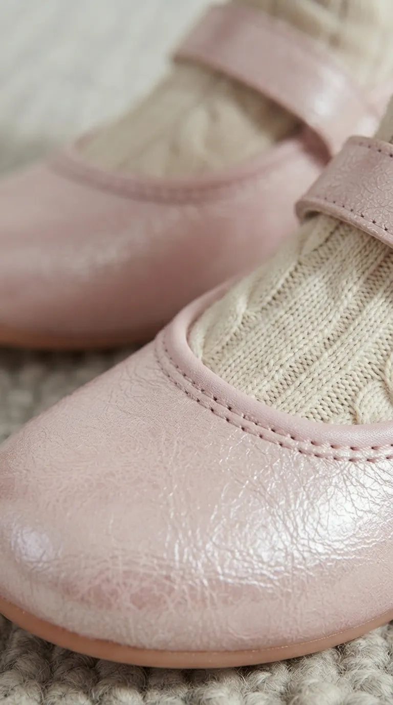 Girls Pink Casual Pumps KD8483