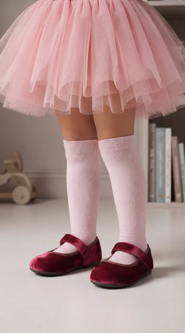Girls Maroon Casual Pumps KD8484