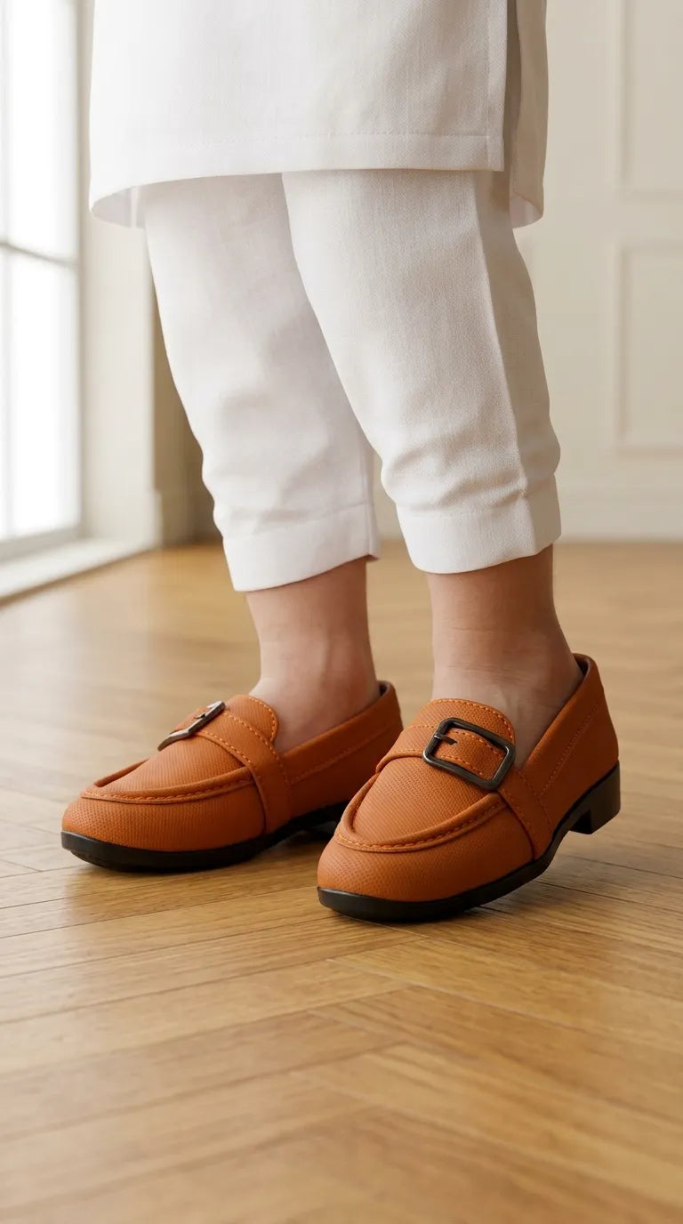 Boys Mustard Formal Shoes KD8493