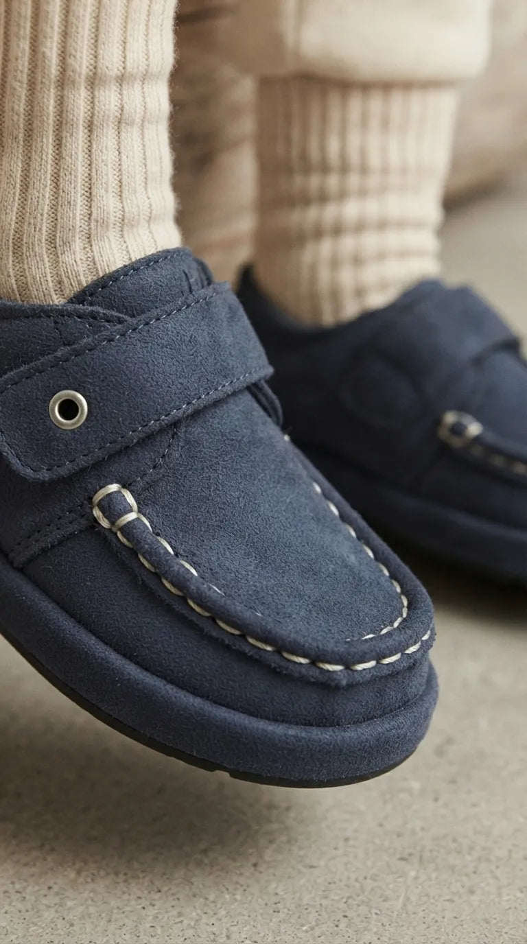 Babies Navy Casual Booties KD8507