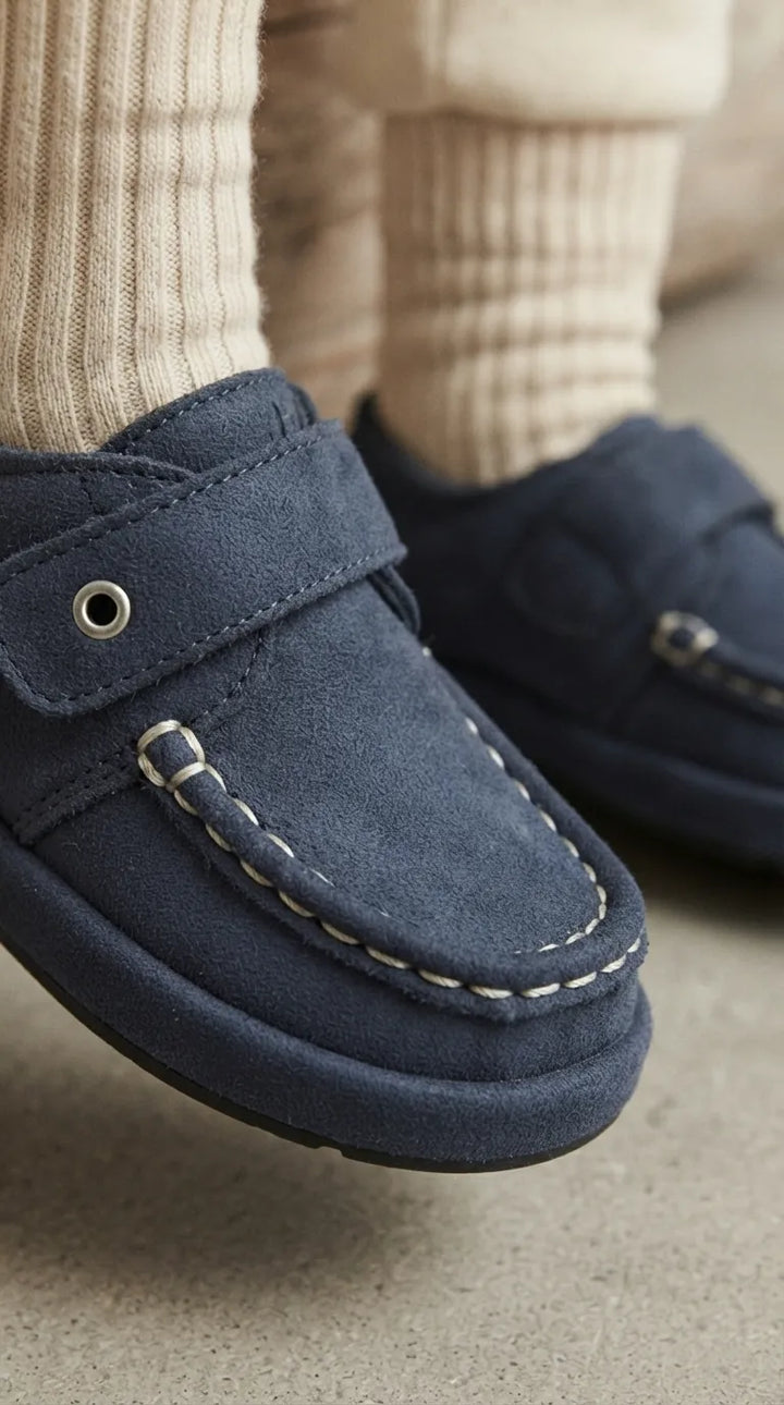 Babies Navy Casual Booties KD8507