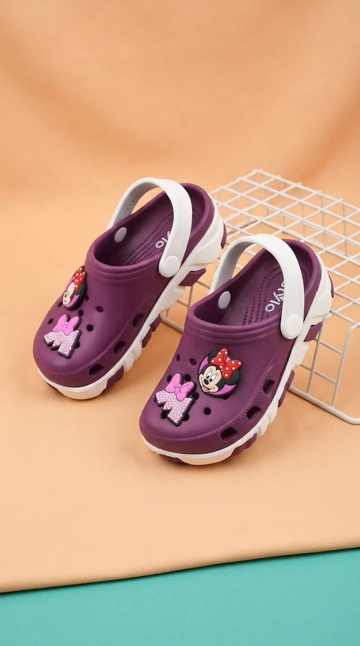 Girls Purple Casual Flip Flop KD8528