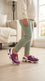 Girls Purple Casual Flip Flop KD8528