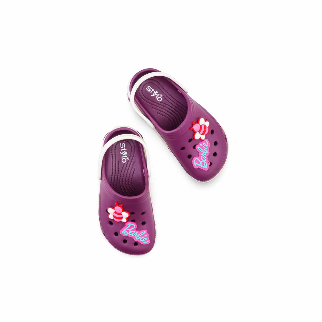 Girls Purple Casual Flip Flop KD8531