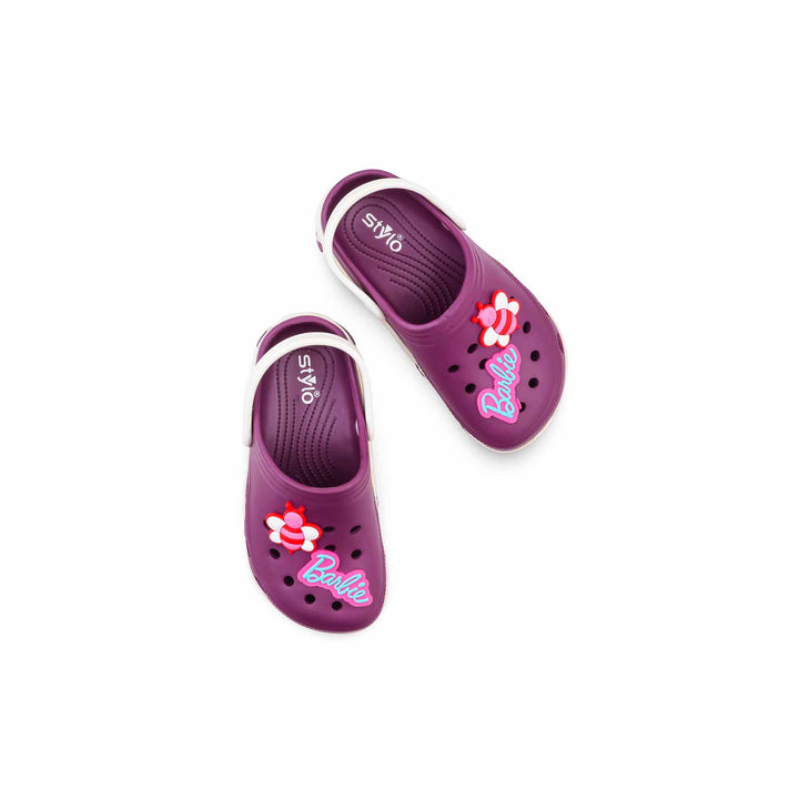 Girls Purple Casual Flip Flop KD8531
