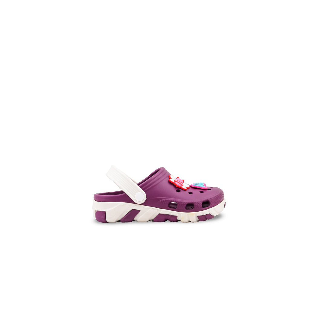 Girls Purple Casual Flip Flop KD8531