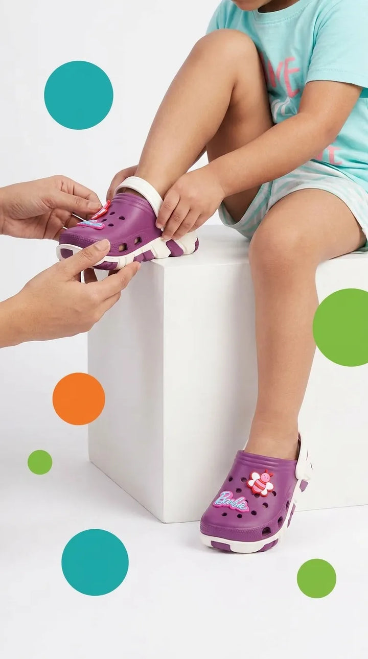 Girls Purple Casual Flip Flop KD8531
