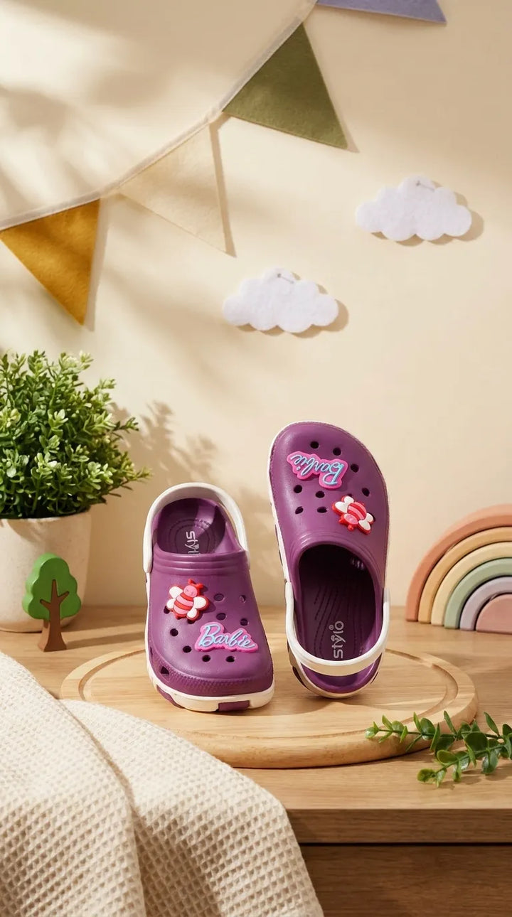 Girls Purple Casual Flip Flop KD8531