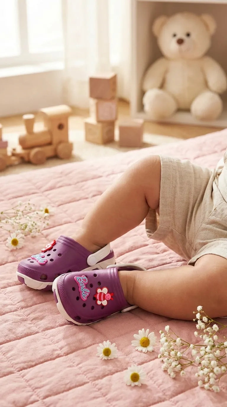 Girls Purple Casual Flip Flop KD8532
