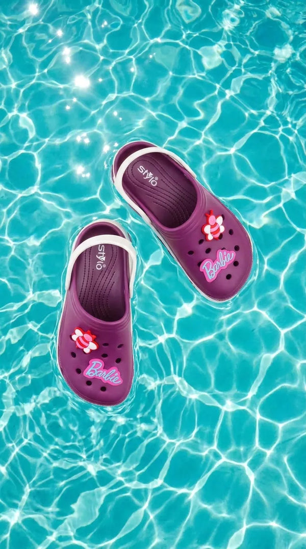 Girls Purple Casual Flip Flop KD8532