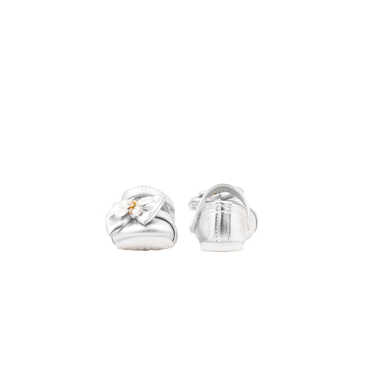 Girls Silver Fancy Pumps KD8547