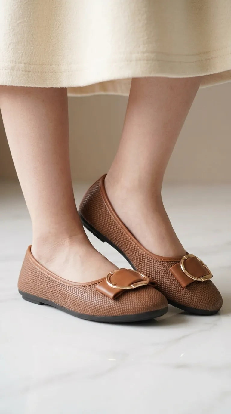 Girls Mustard Casual Pumps KD8558