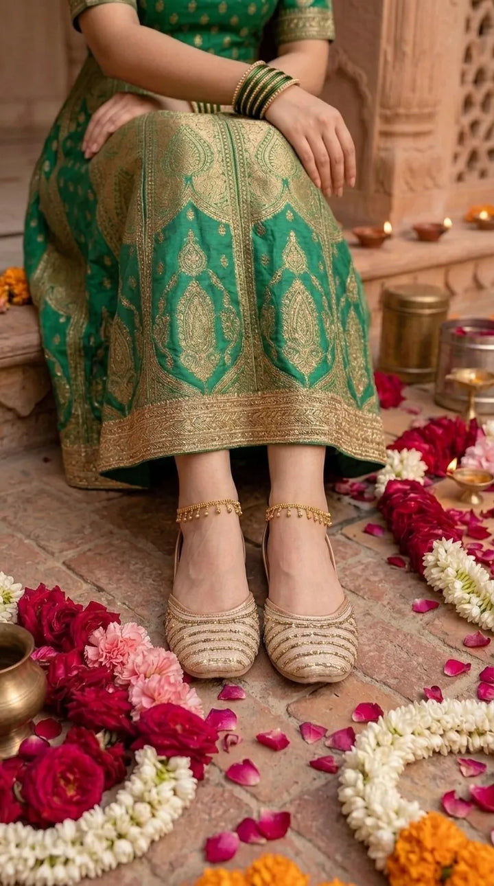 Girls Fawn Fancy Khussa KD8643