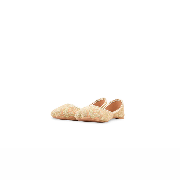 Girls Golden Fancy Khussa KD8705
