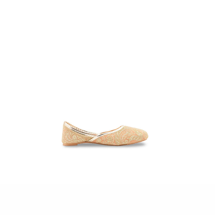 Girls Golden Fancy Khussa KD8705