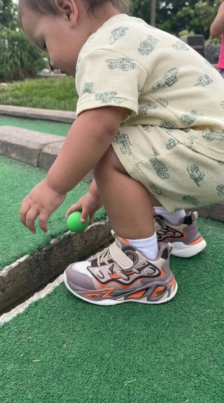 Boys Brown Casual Jogger KD8712