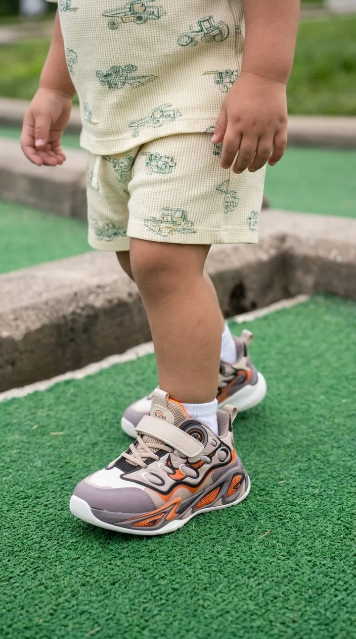 Boys Brown Casual Jogger KD8712