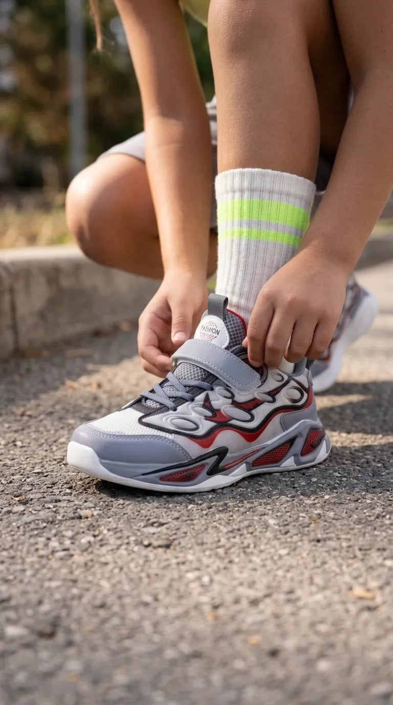 Boys Grey Casual Jogger KD8712