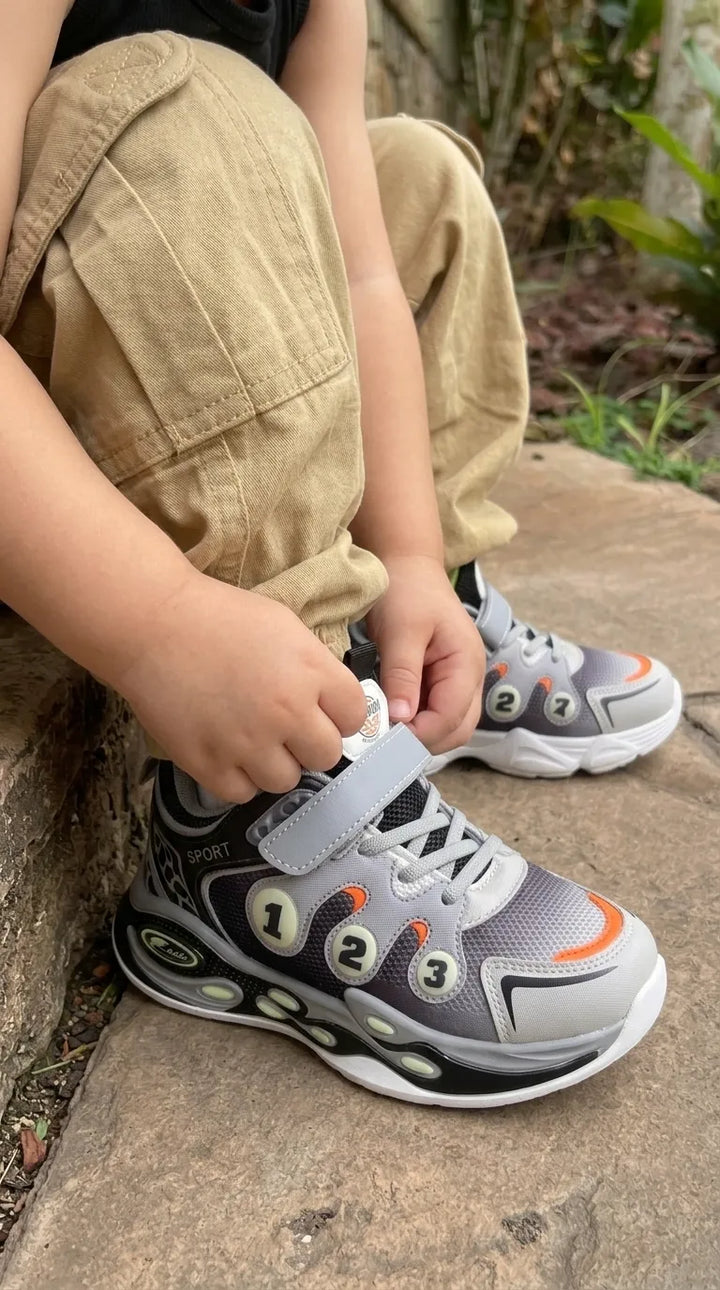 Boys Grey Casual Jogger KD8714