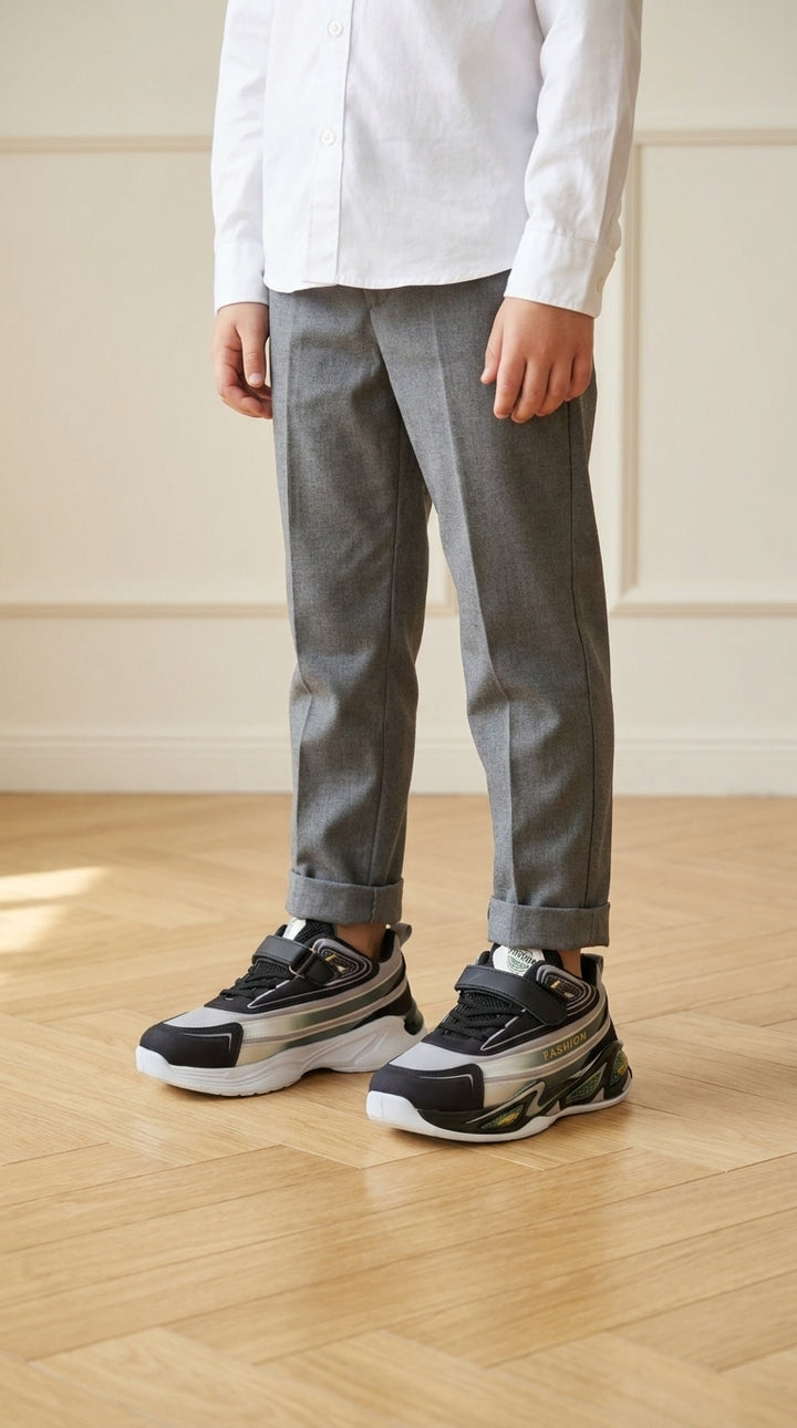 Boys Black Casual Jogger KD8716