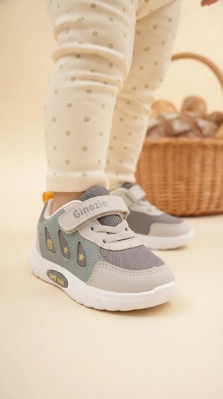 Babies Grey Casual Booties KD8720