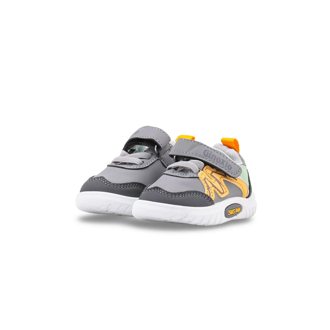 Boys Grey Casual Booties KD8724