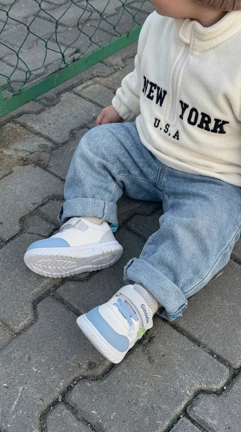 Babies Blue Casual Booties KD8729