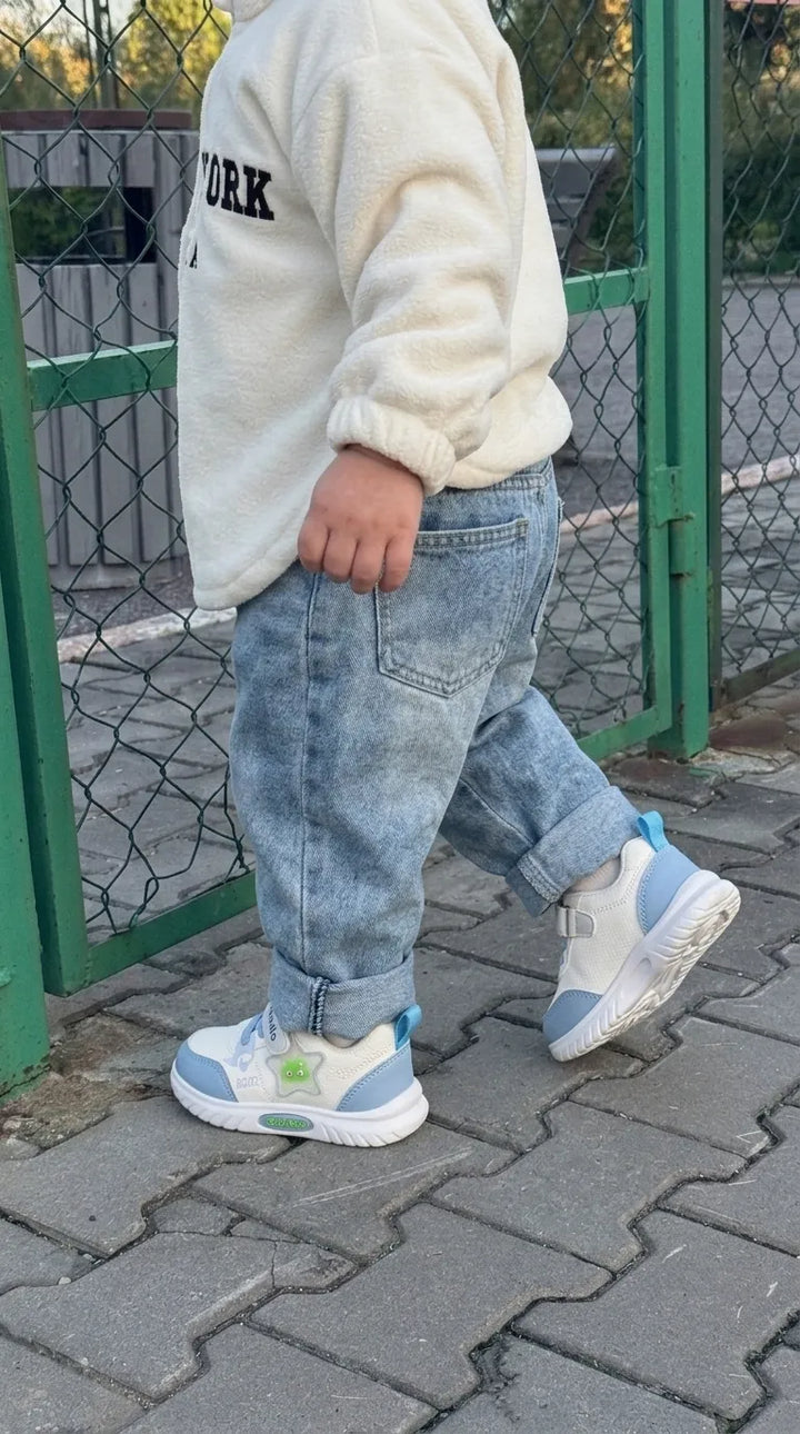 Babies Blue Casual Booties KD8729