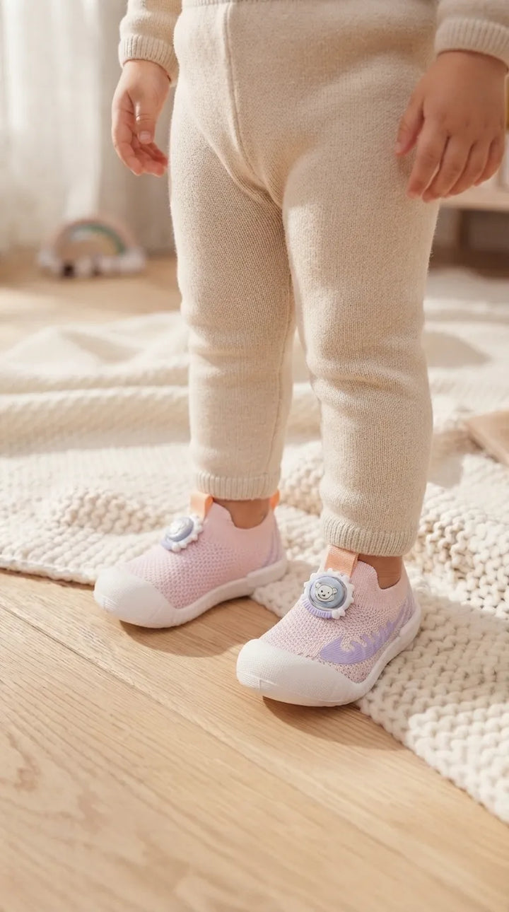 Babies Pink Casual Booties KD8733
