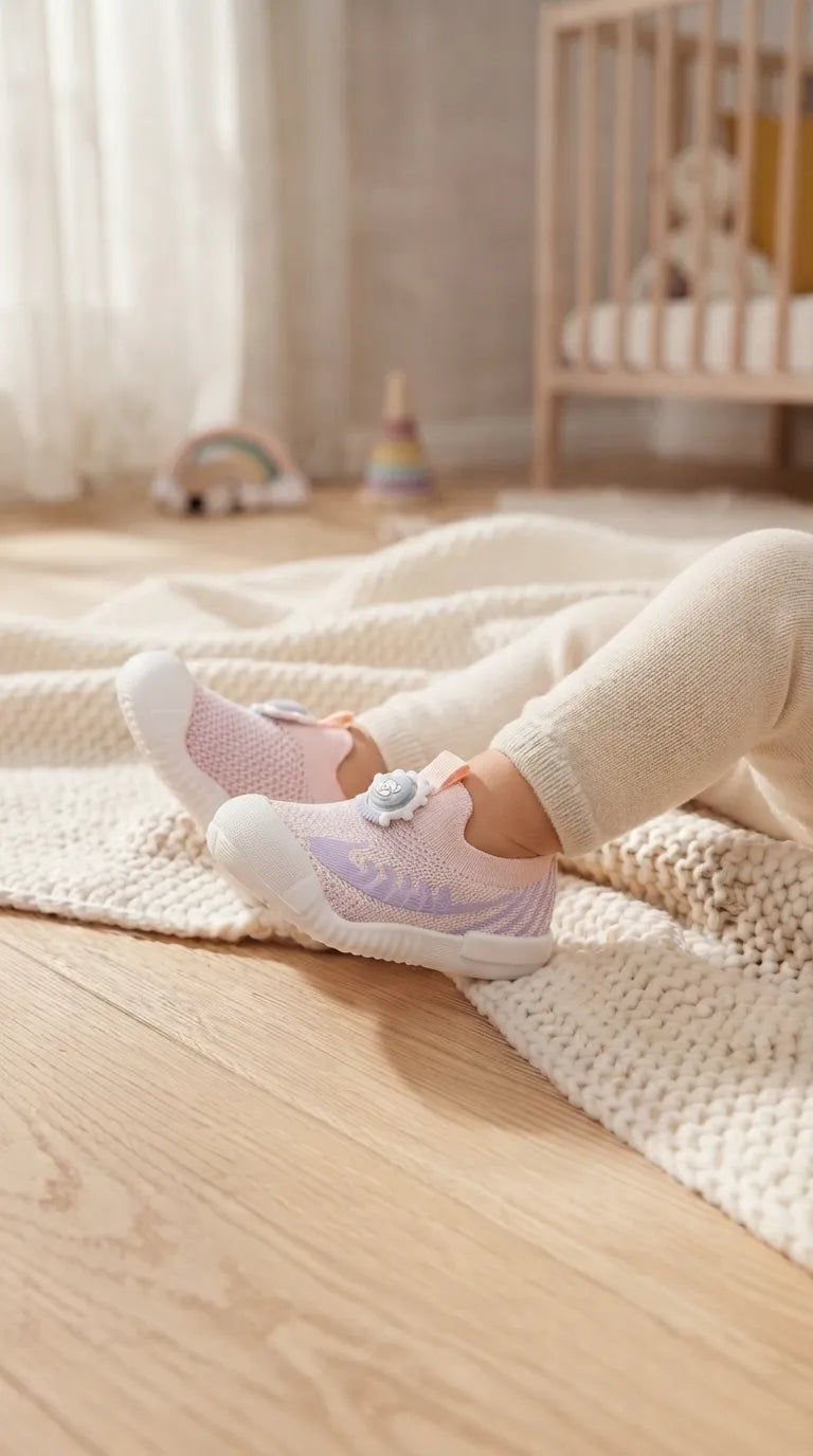 Babies Pink Casual Booties KD8733