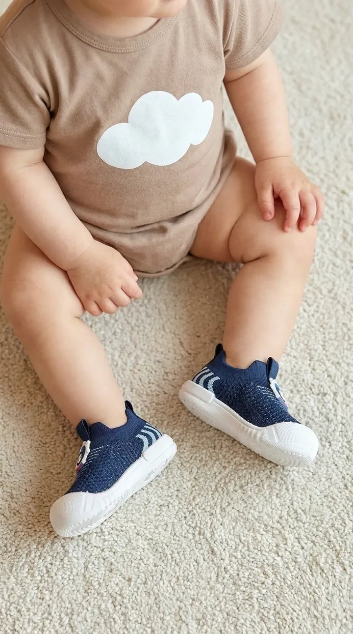 Babies Navy Casual Booties KD8733