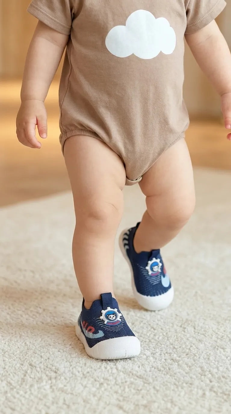 Babies Navy Casual Booties KD8733