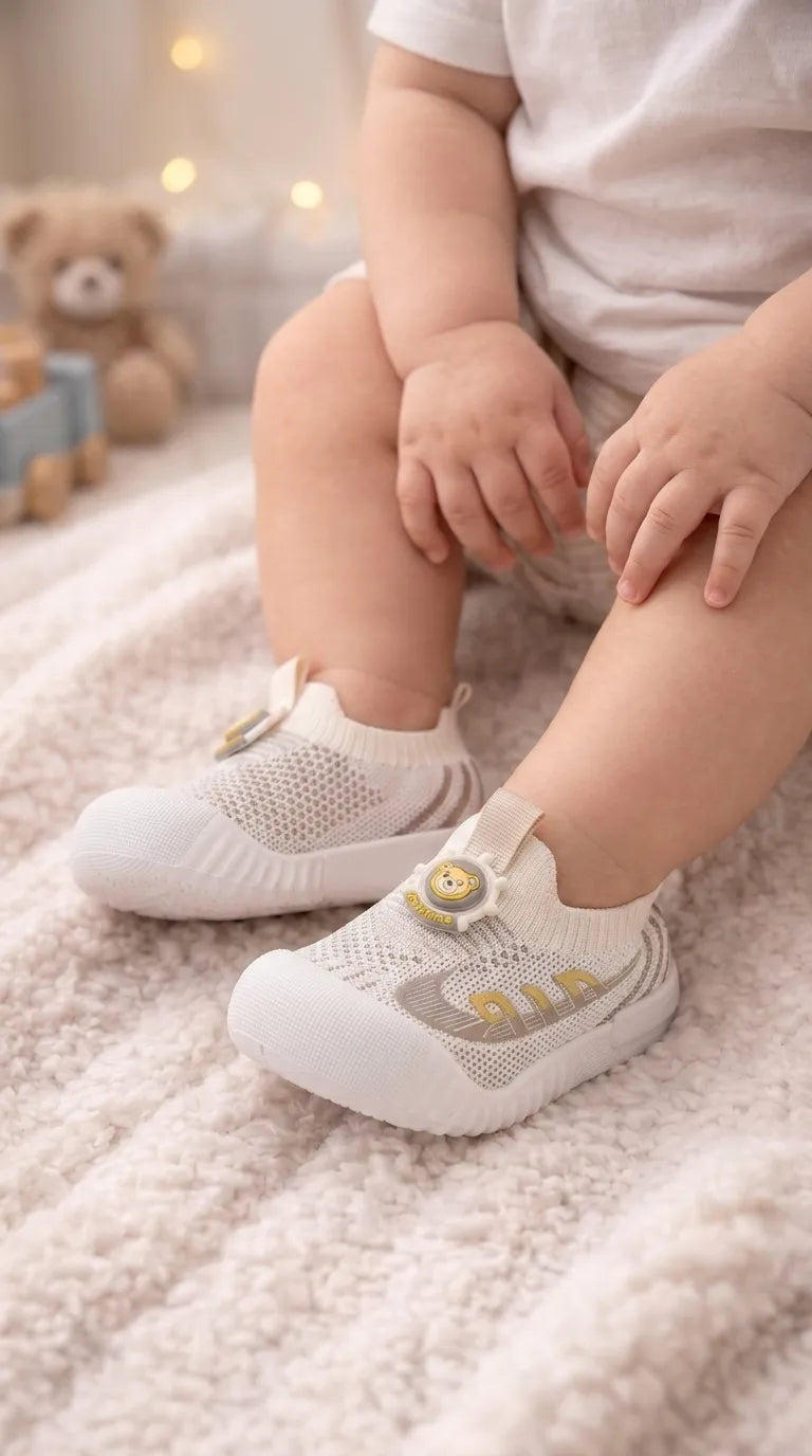 Babies Khaki Casual Booties KD8733