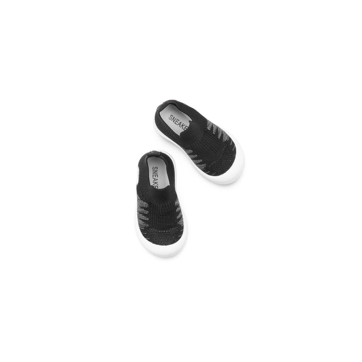 Boys Black Casual Canvas KD8738