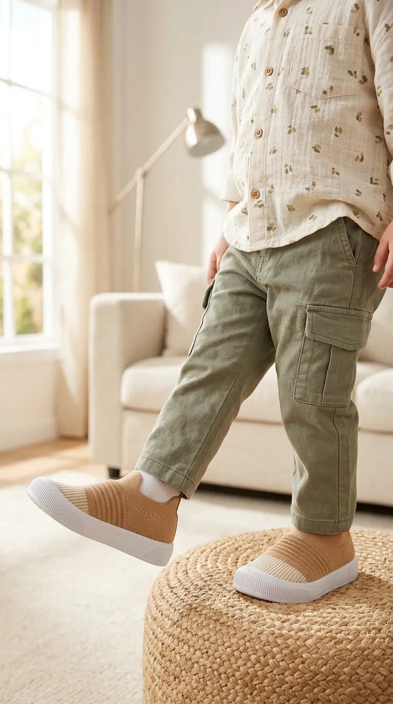 Girls Mustard Casual Canvas KD8743