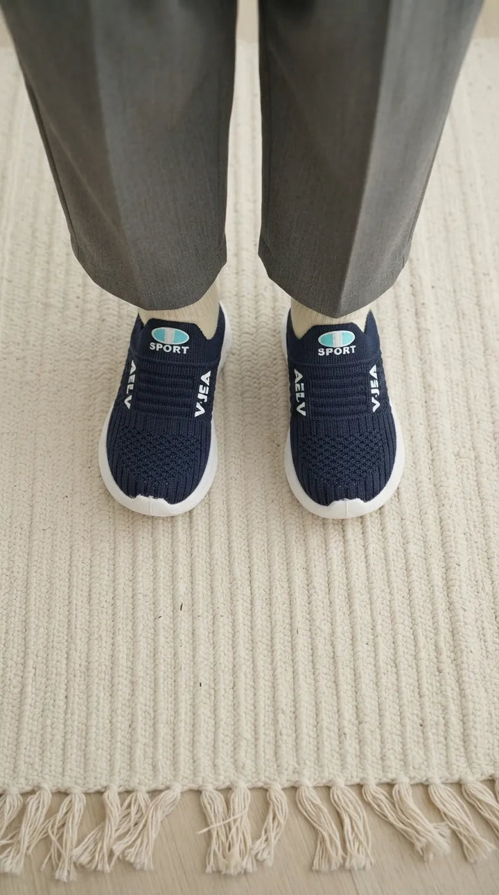 Boys Navy Casual Canvas KD8756