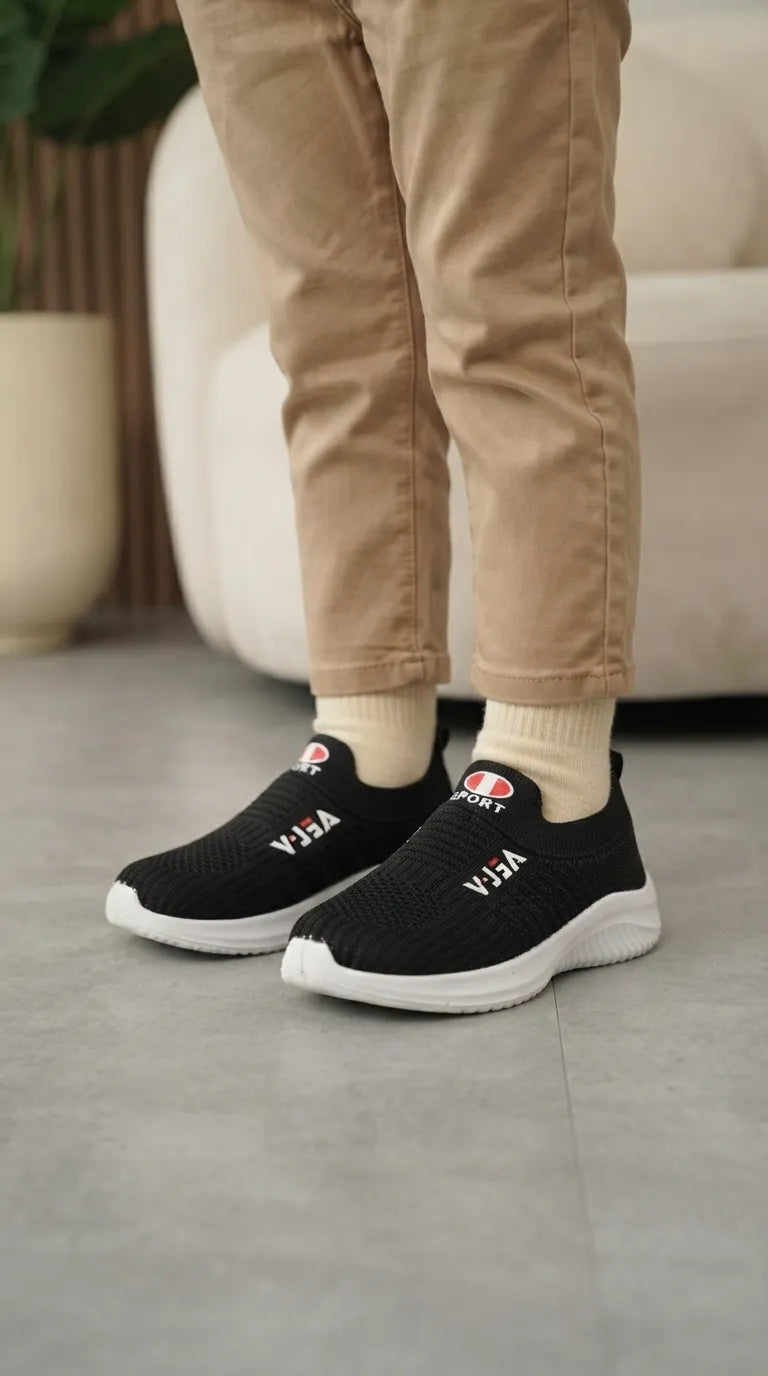 Girls Black Casual Jogger KD8758