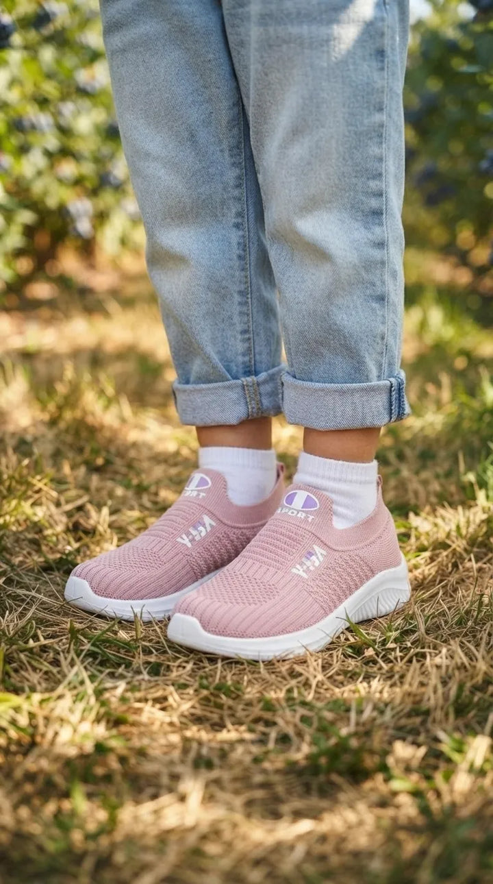 Girls Pink Casual Jogger KD8758