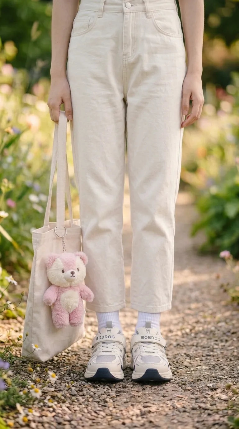 Girls Grey Casual Jogger KD8760