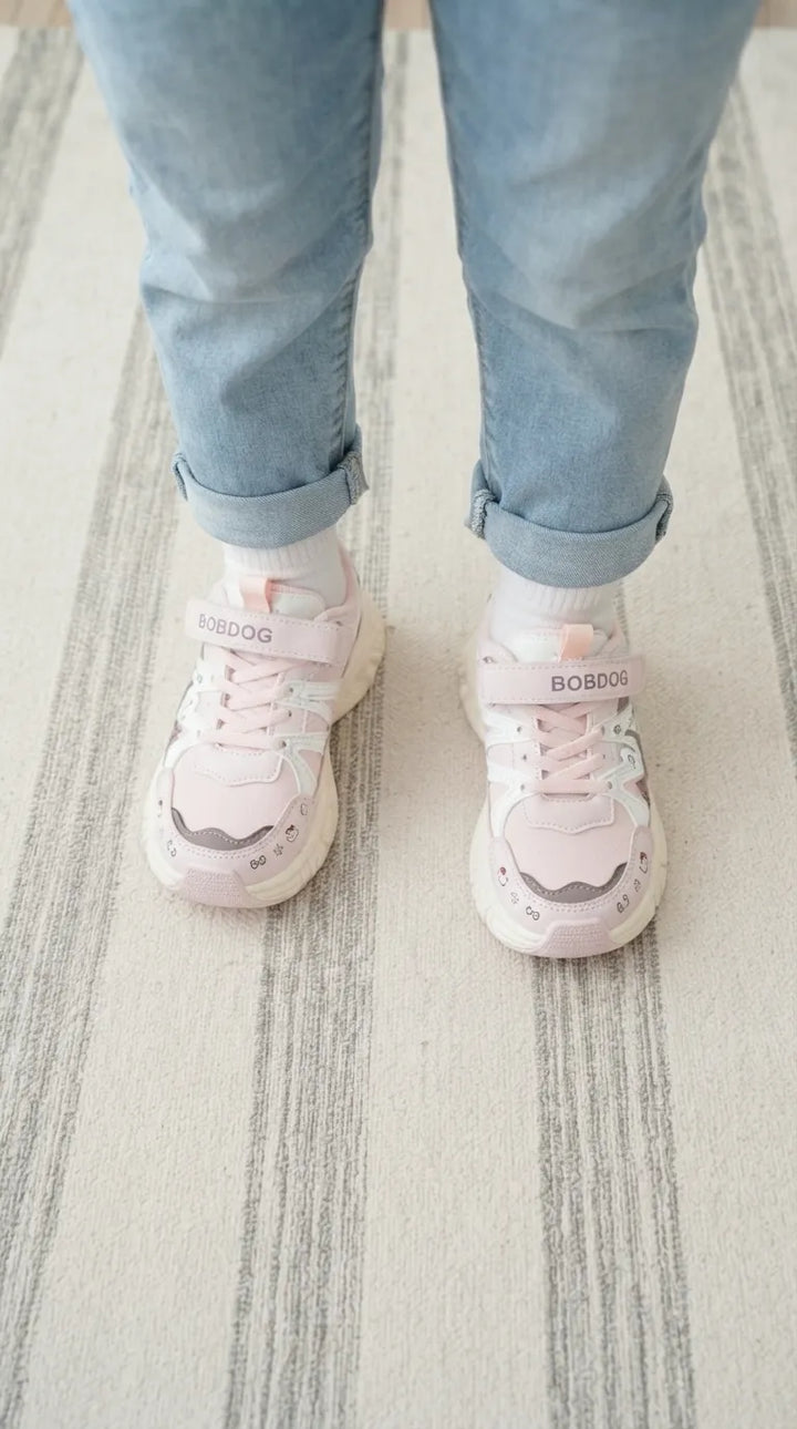 Girls Pink Casual Jogger KD8761