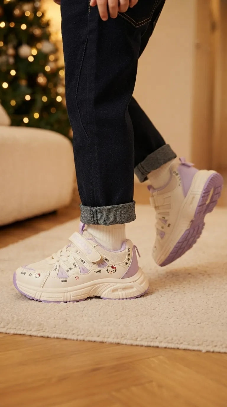Girls Purple Casual Jogger KD8761