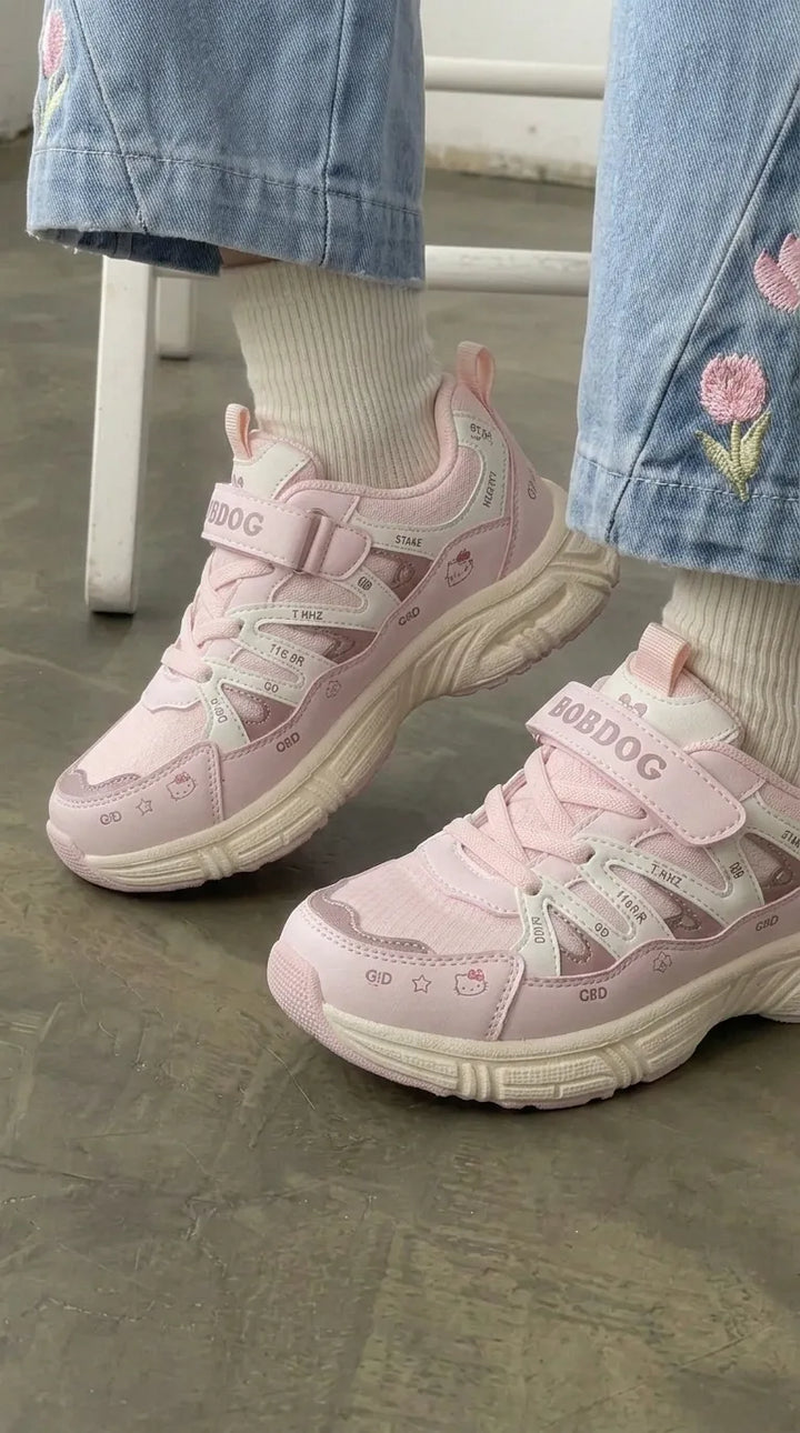Girls Pink Casual Jogger KD8762
