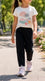 Girls Pink Casual Jogger KD8767