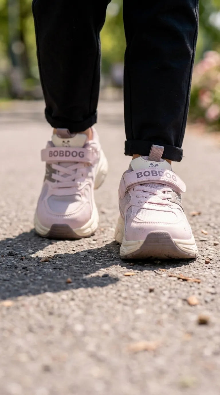 Girls Pink Casual Jogger KD8767