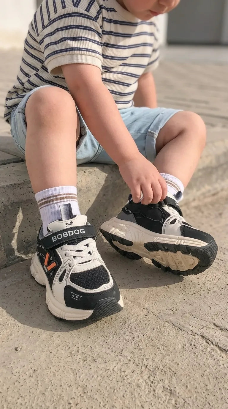 Boys Black Casual Jogger KD8769
