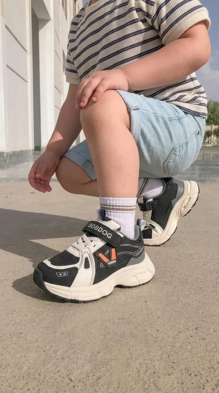 Boys Black Casual Jogger KD8769