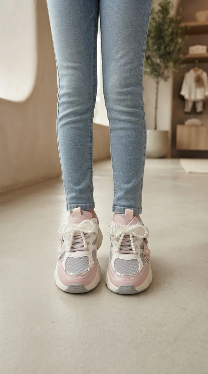 Girls Pink Casual Jogger KD8771