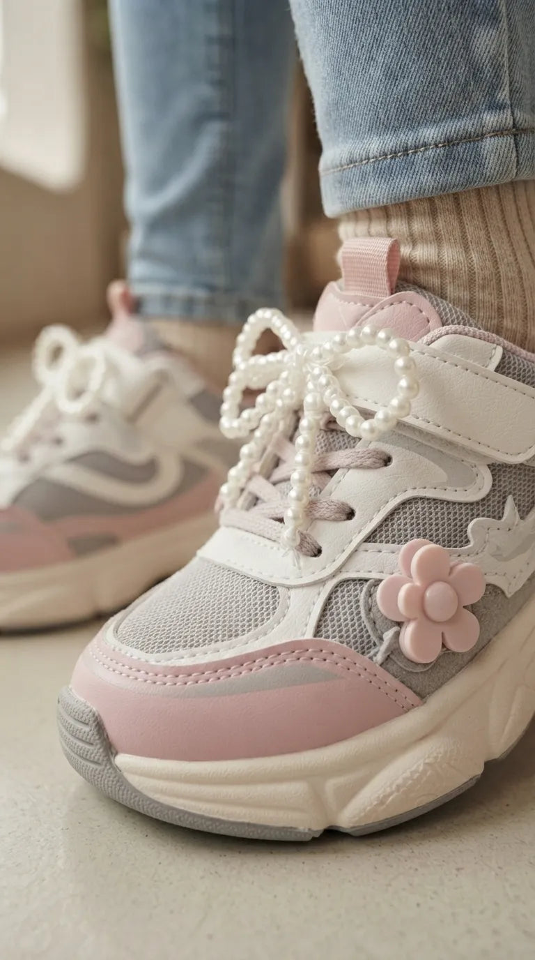 Girls Pink Casual Jogger KD8771
